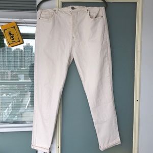Cotton on white mom jeans